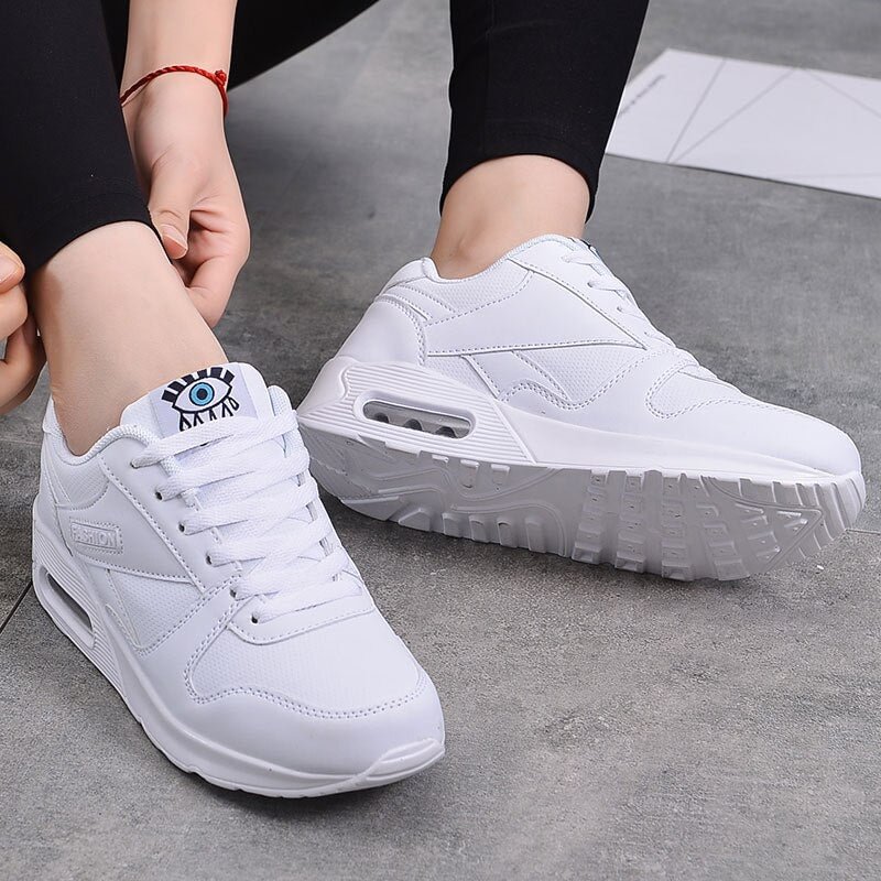 MWY Shoes Woman Sneakers  Solid Colors Leisure Female Zapatillas De Mujer Breathable Women Casual Shoes Ladies Platform Shoes
