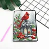 Diamond Painting Snow Cardinal Diary Book 50 Pages for Adults Kids