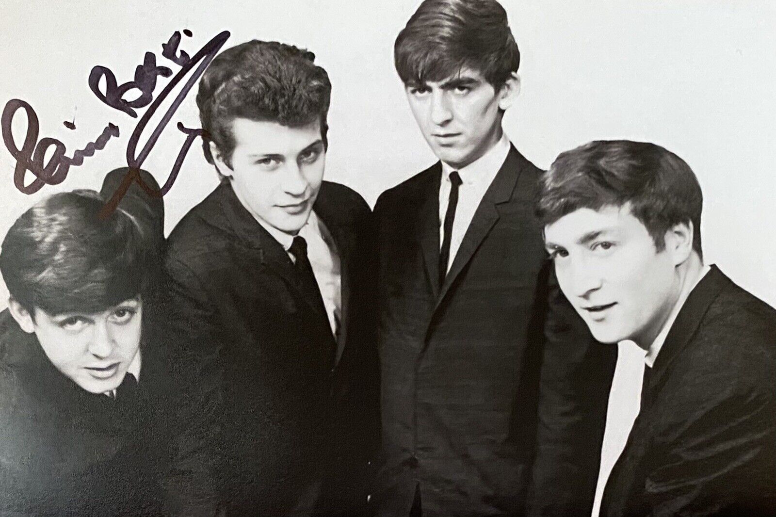 Pete Best Genuine Hand Signed 6X4 Photo Poster painting - The Beatles - 3