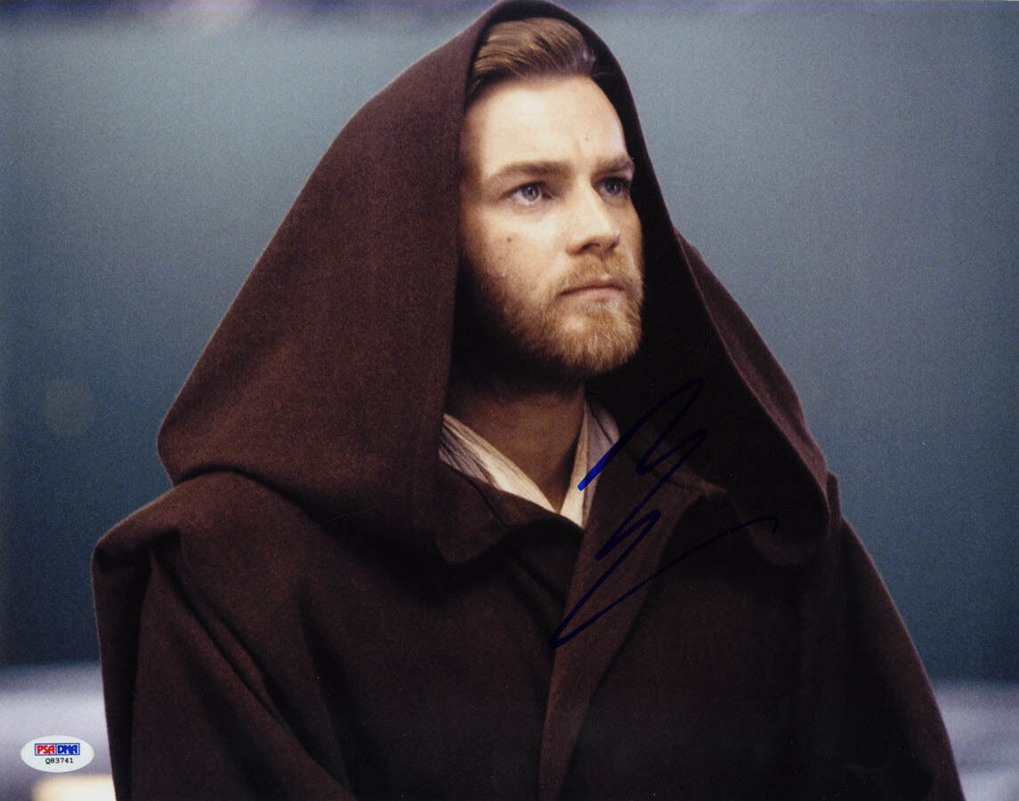 Ewan McGregor SIGNED 11x14 Photo Poster painting Obi Wan Kenobi Star Wars PSA/DNA AUTOGRAPHED