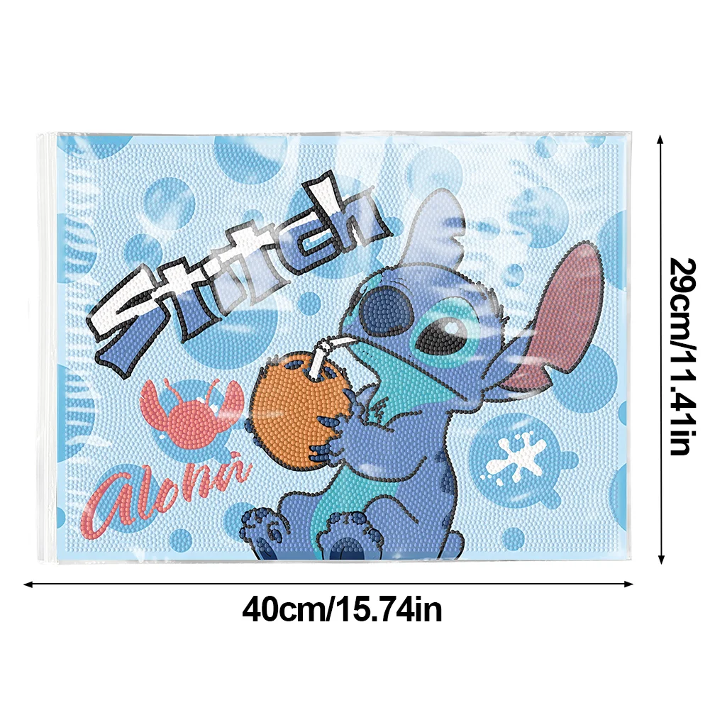 DIY Stitch Diamond Painting Placemat Diamond Crafts Projects for Kids Adults