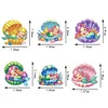 6Pcs Acryl Meerjungfrau - 5d DIY Handwerk Aufkleber Magnet