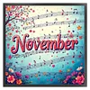November-18CT Stamped Cross Stitch 25*25cm/9.84*9.84in tapestrymarket