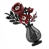 Gothic Floral Flower Model Set Eye-Catching Table Centerpiece Horror Skeleton Bouquet Building Set for Adults Kids Holiday Birthday Gift (Eyeball Flower)
