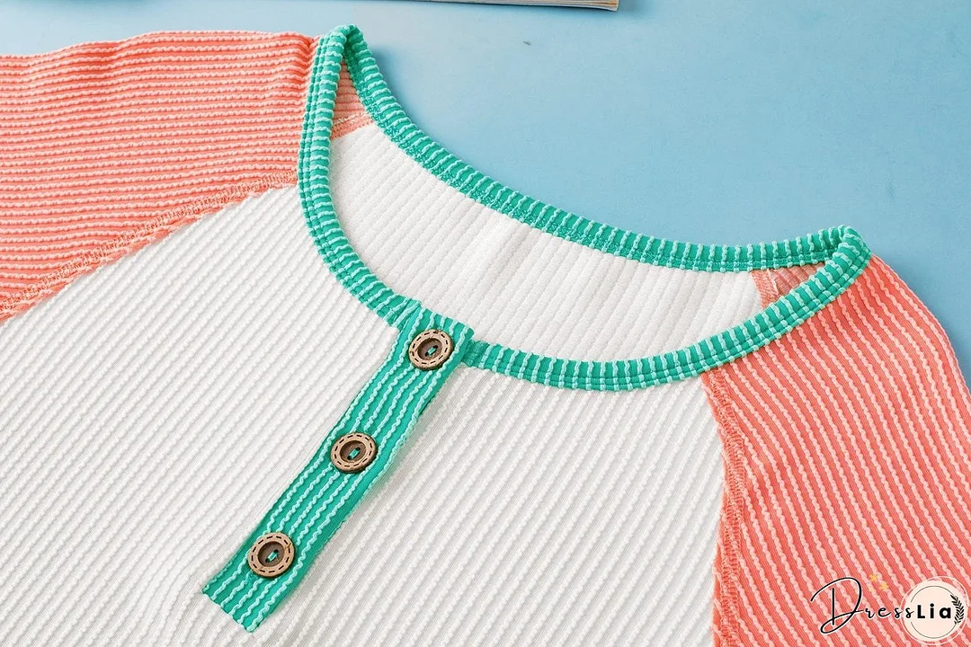 Henley with Raglan Sleeves