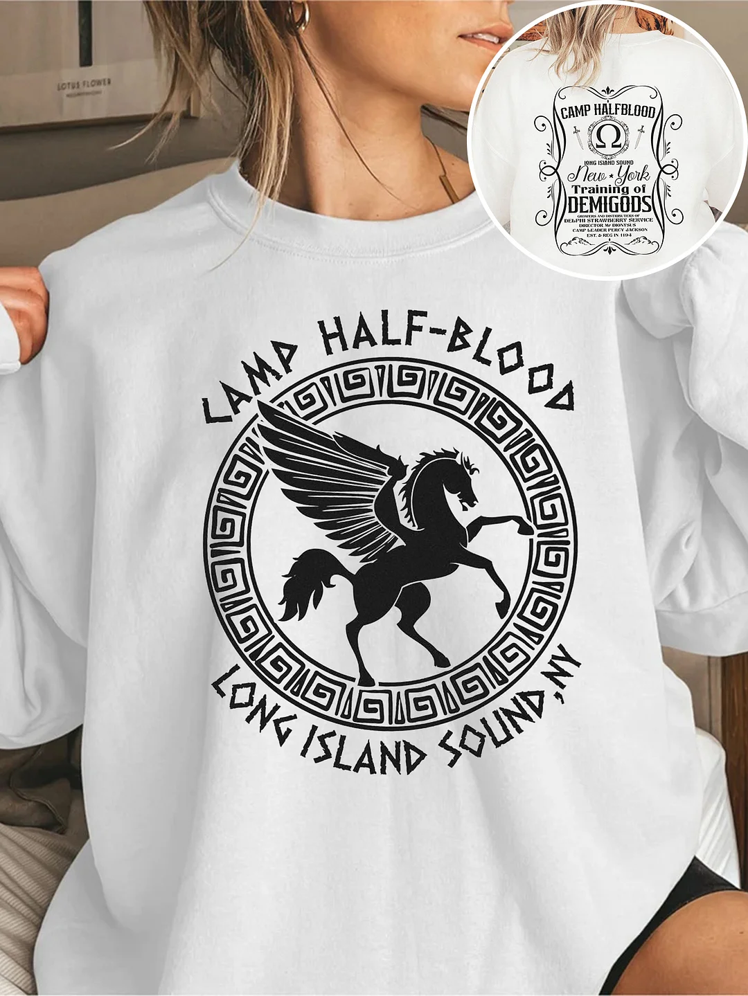 Camp half blood sweatshirt best sale