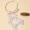 3PCS Lovely Floral Bowknot Hair Band Pins Set for Babies