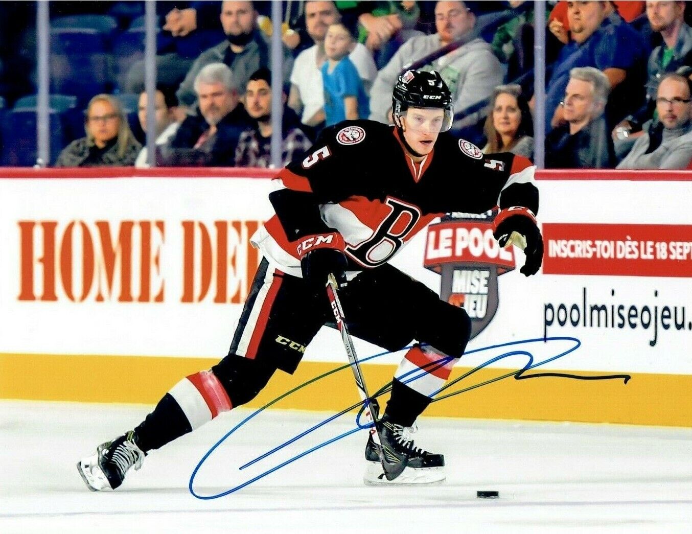 THOMAS CHABOT autographed SIGNED BELLEVILLE SENATORS 8X10 Photo Poster painting