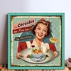 Retro Billboard-11CT Stamped Cross Stitch 40*40cm/15.75*15.75in tapestrymarket