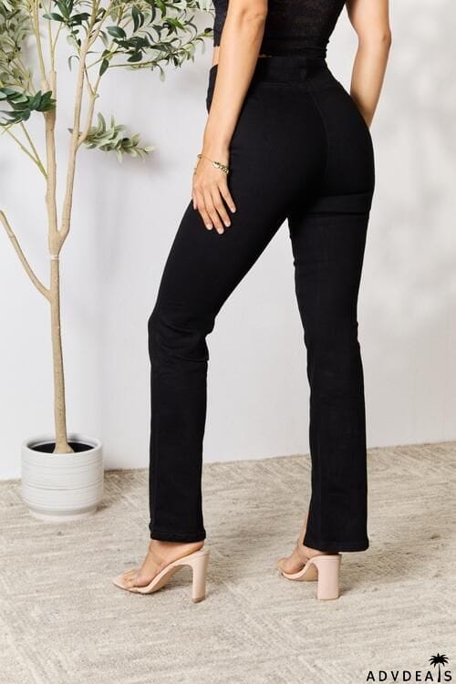 BAYEAS Slit Bootcut Jeans