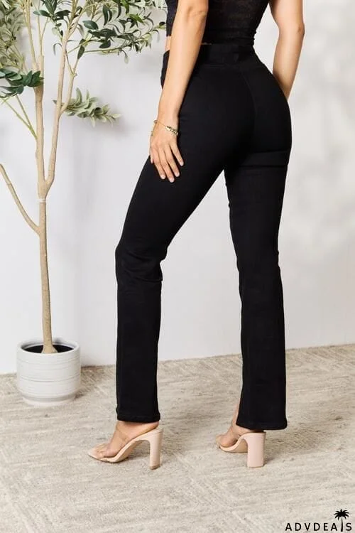 BAYEAS Slit Bootcut Jeans