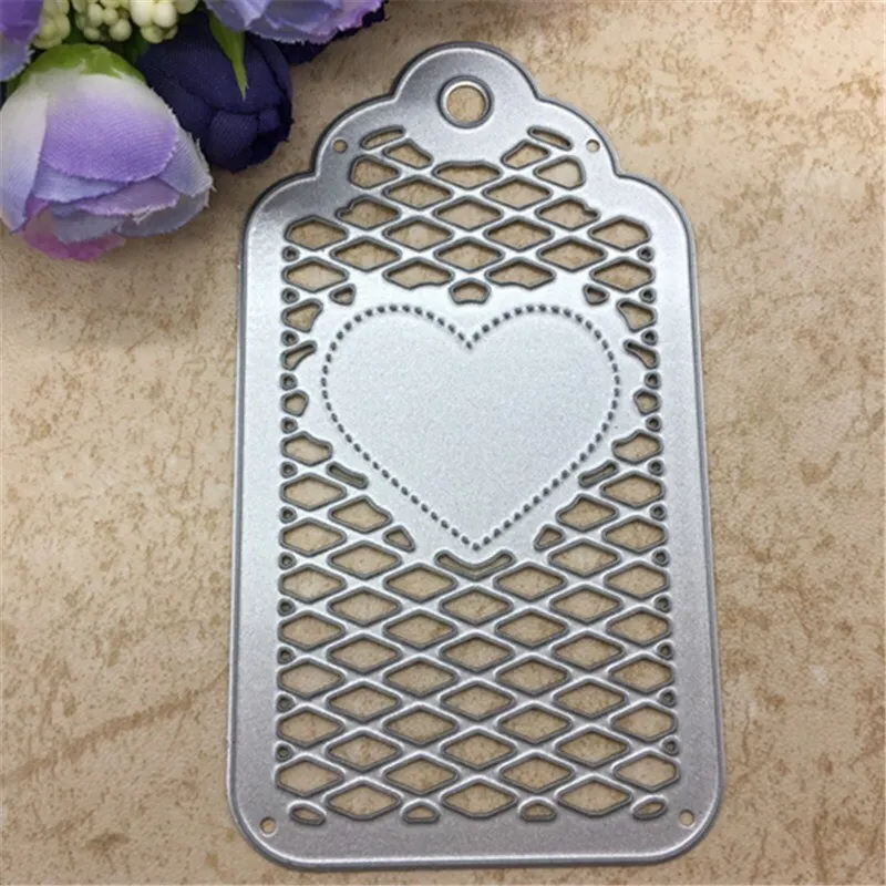Love Heart Frame Metal Cutting Dies Scrapbooking Embossing Folder DIY Festival Decor Scrapbooking Template