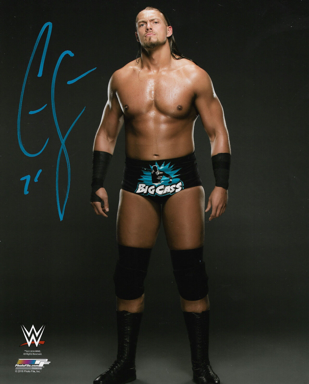 WWE BIG CASS HAND SIGNED AUTOGRAPHED 8X10 Photo Poster paintingFILE Photo Poster painting WITH EXACT PROOF