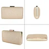 BAIGIO Abendtasche Damen Glitzernd Clutches Bag Elegant Schultertasche fur Hochzeit Party Cocktail Golden