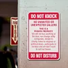 Do Not Knock Do Not Disturb - Vintage Metal Signs(12*16Inch) - Warning