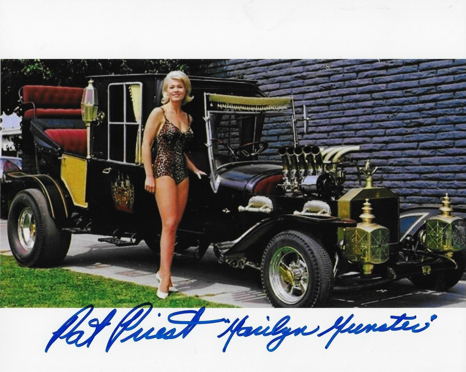 Pat Priest The Munsters Original Autographed 8X10 Photo Poster painting #7