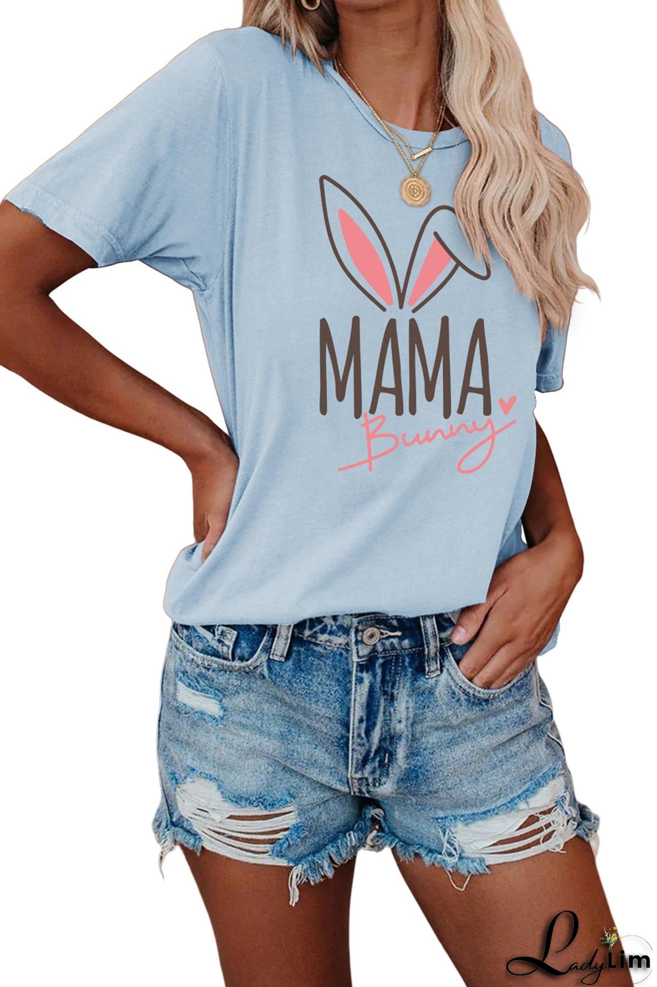Mama Bunny Graphic T-shirt