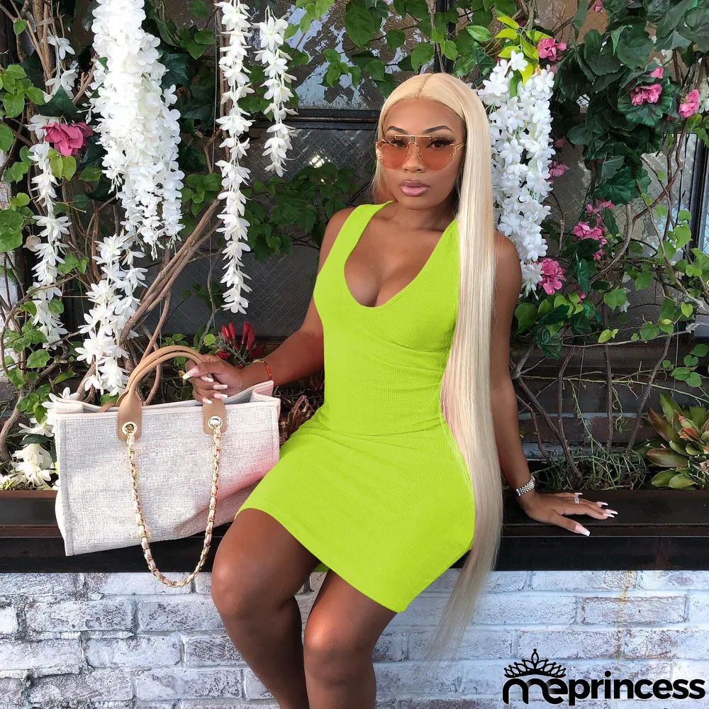 Women's Fashion Sexy Sleeveless Dress