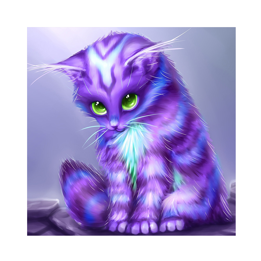 

Cat - Round Drill Diamond Painting - 30*30CM, 501 Original