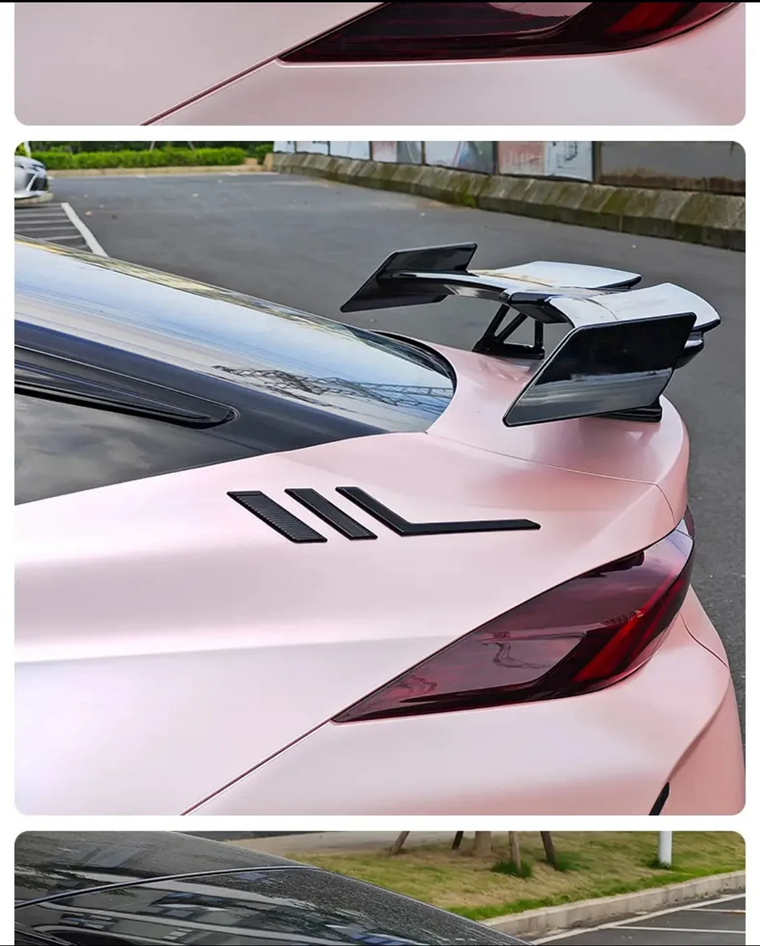 Car modification and modification side wing stickers--sports body decorative stickers
