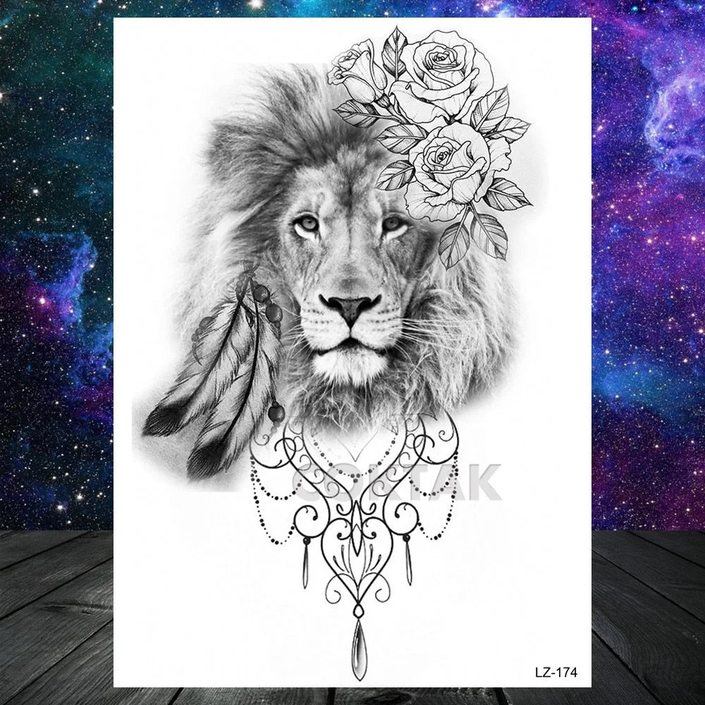 COKTAK Sexy Watercolor Lavender SweetPeas Flower Blossom Temporary Tattoos Sticker Fake Tattoo For Women Girl Art Daisy Tatoos