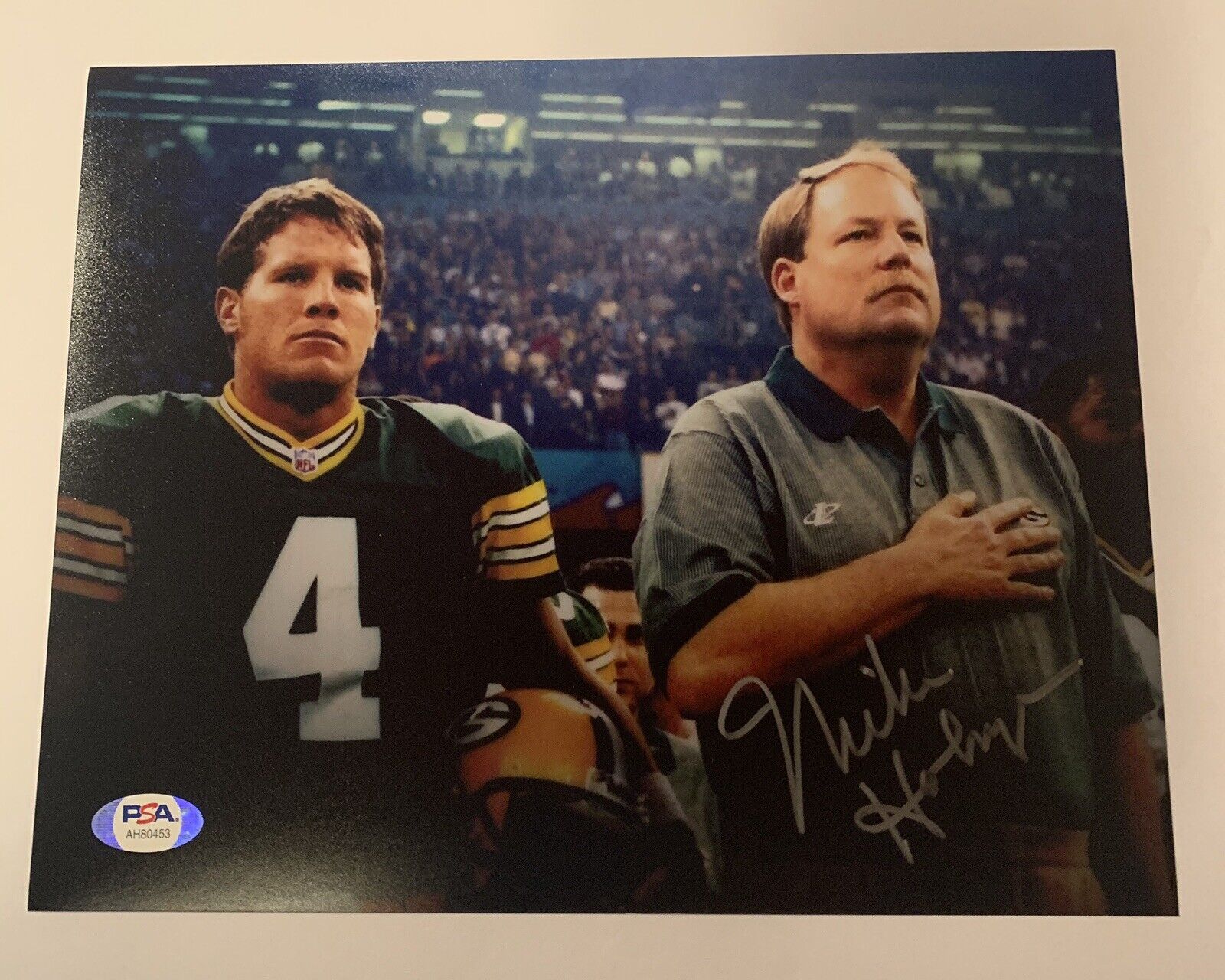 mike holmgren Signed 8x10 Photo Poster painting Pic Auto Packers Psa Coa