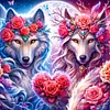 Free AB  Diamond Painting - Wolf