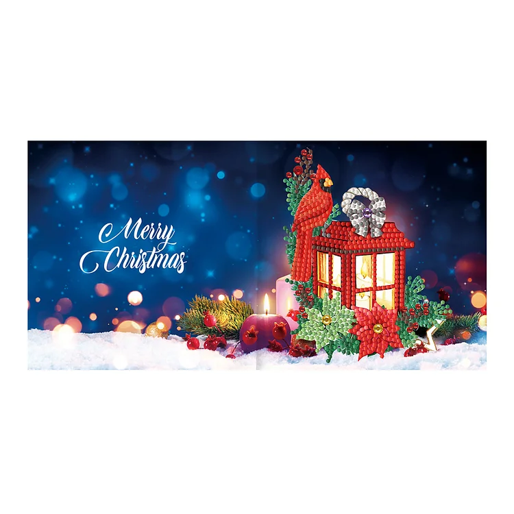 DIY Handmade Cards Diamond Painting Christmas Greeting Cards Holiday Party  Cards