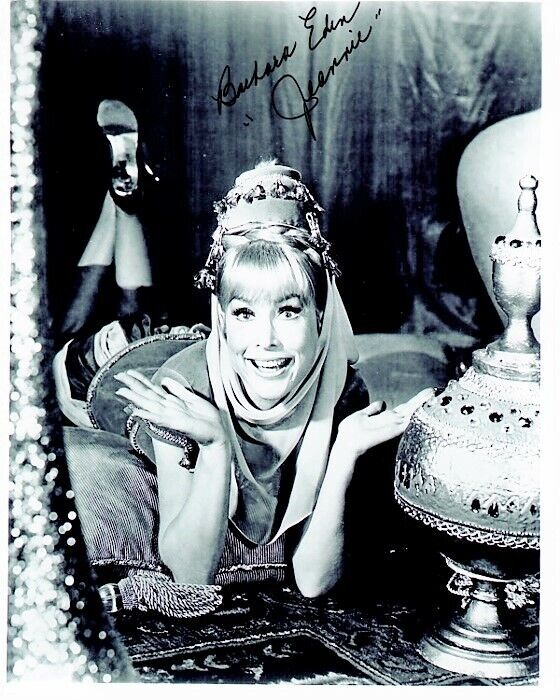 Barbara Eden Signed - Autographed I Dream of Jeannie 8x10 inch Photo Poster painting