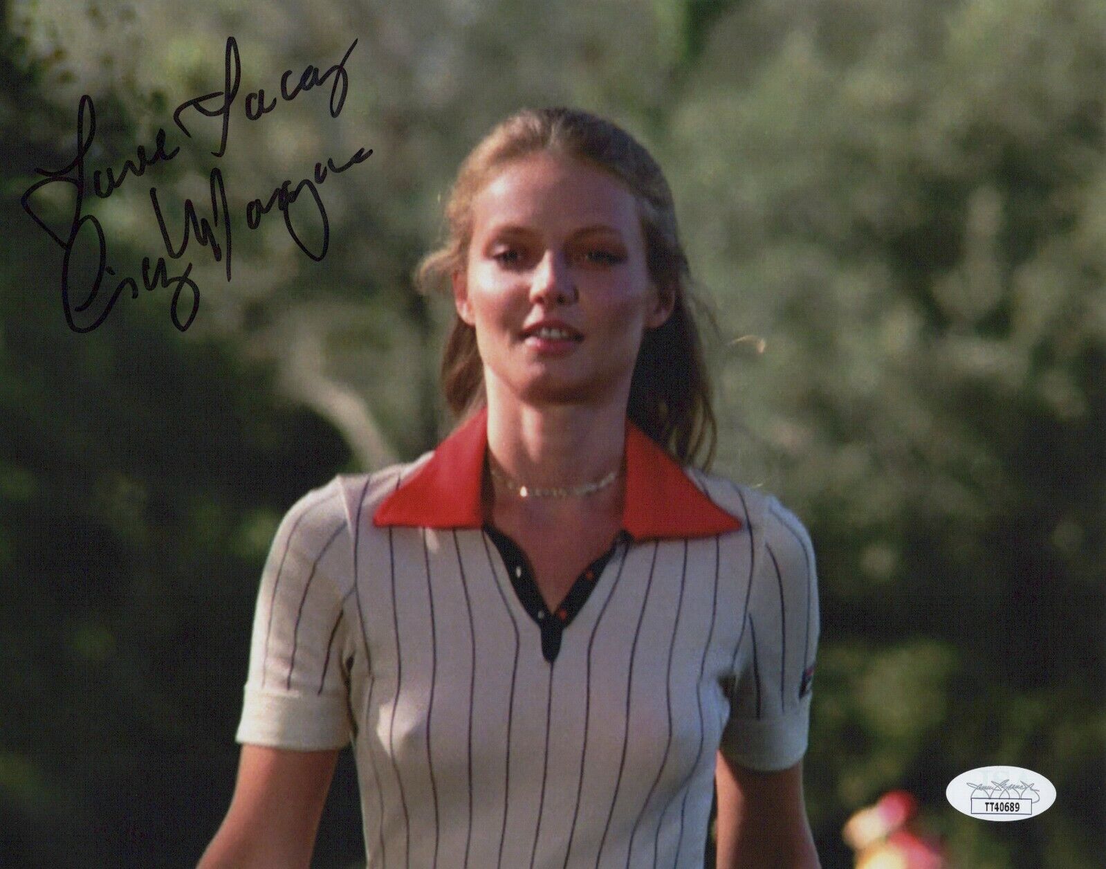 CINDY MORGAN Hand Signed 8x10 CADDYSHACK Photo Poster painting Authentic Autograph JSA COA Cert