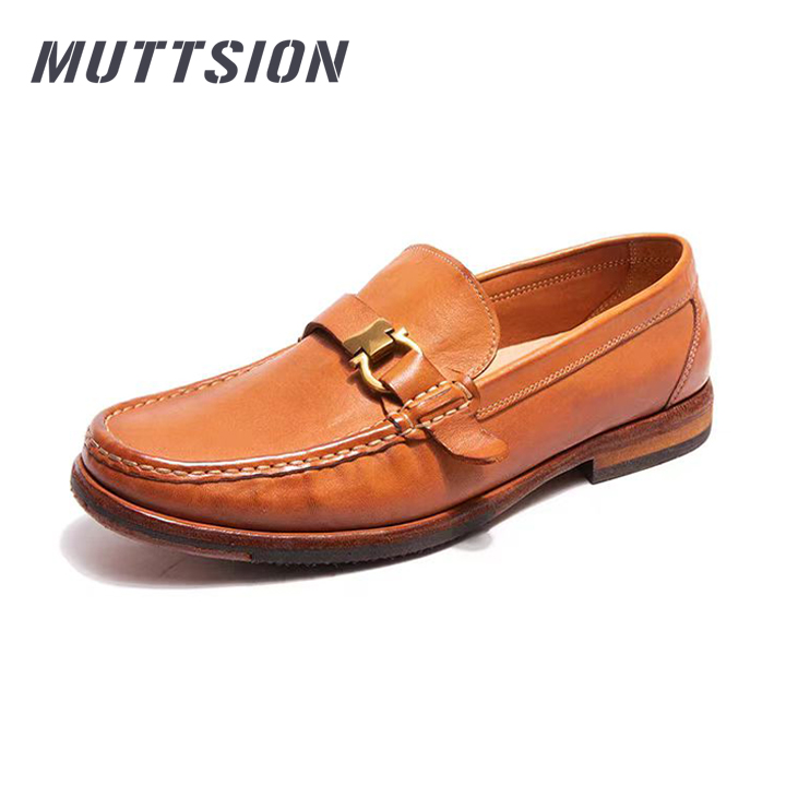 MUTTSION Sober Loafers Horsehide Casual High-end Soft Leather Shoes MUTTSION.COM MUTTSION