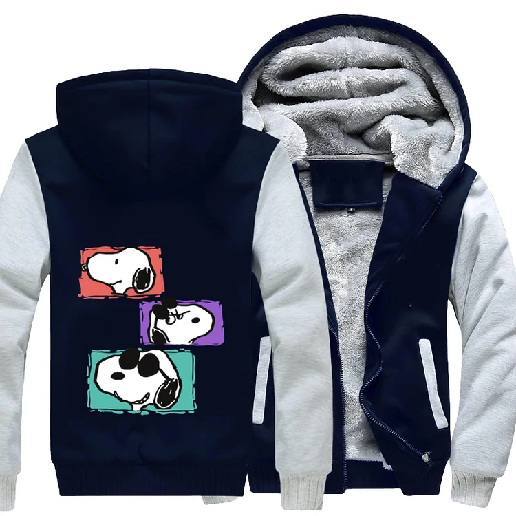 Different Mood, Snoopy Fleece Jacket
