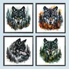 Wolf - Round AB Drills Diamond Painting(45x45cm)