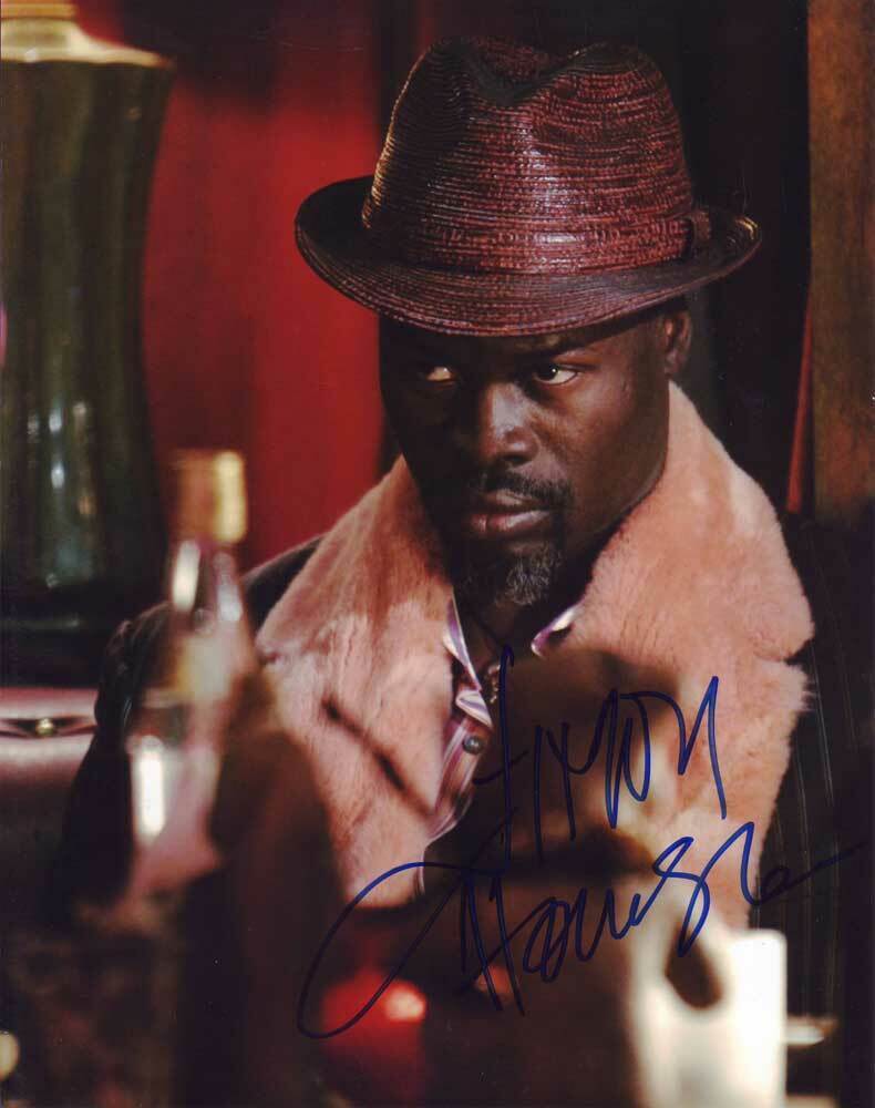 Djimon Hounsou In-person AUTHENTIC Autographed Photo Poster painting SHA #66359