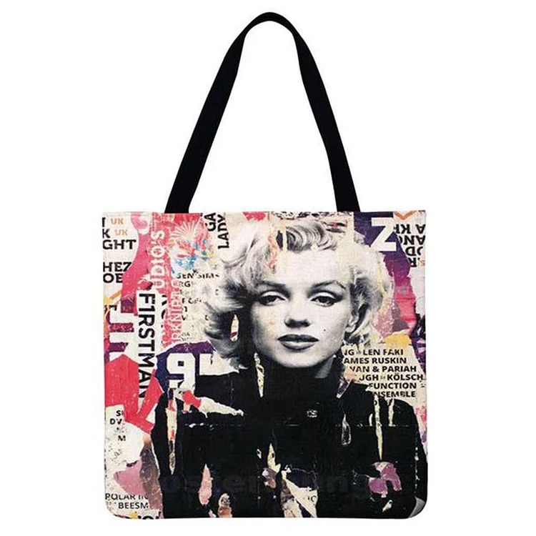 American Pop Monroe And - Linen Tote Bag