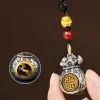 Zodiac Lucky Bag Keychain Pendant Snake Year of the Zodiac Year Amulet Gift