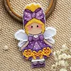 Aster DIY Cross Stitch Kit 14CT Thread Art Needlework Fridge Magnets 7x11cm tapestrymarket