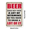 Beer - Vintage Metal Signs - 20*30cm/30*40cm - Warning