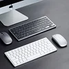 Wireless Bluetooth Keyboard and Mouse Set, Rechargeable, Mini Portable, Silent, Suitable for Apple iPads and Tablets