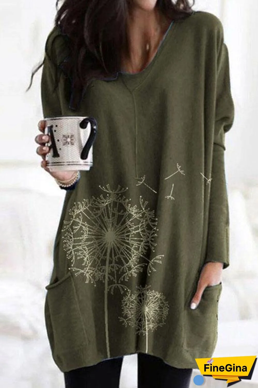 Dandelion Loose Fit Sweatshirt T-shirt