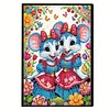 Diamond Painting Two Mice Diary Book 50 Pages for Adults Kids