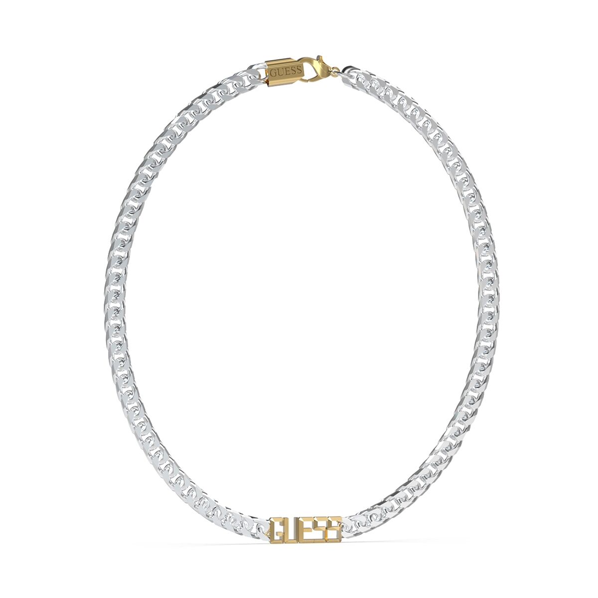 Ladies' Necklace Guess JUMN03204JWYGSTT-U Silver