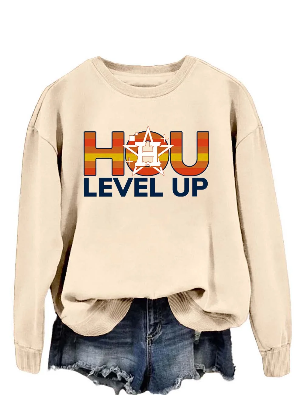 Houston Level Up Baseball Sweatshirt