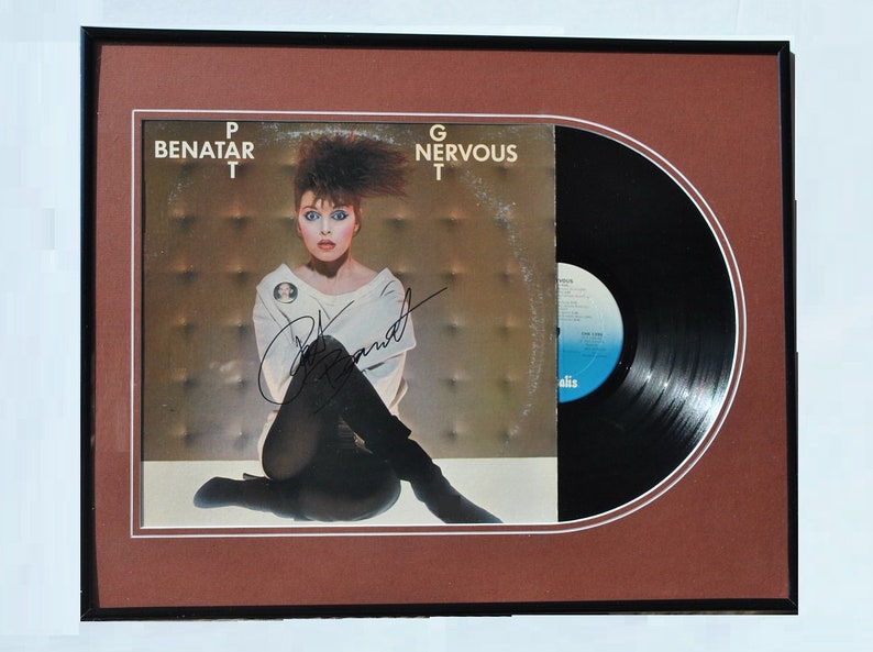 PAT BENATAR Get NERVOUS Signed Custom Matted & Framed Album wcoa