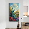 (40*70cm)Peacock - Full Round Drill Diamond Painting