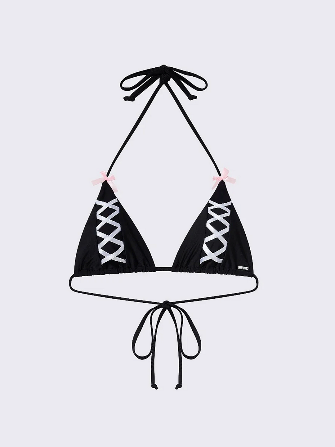 Pami Bows Triangle Bikini Top