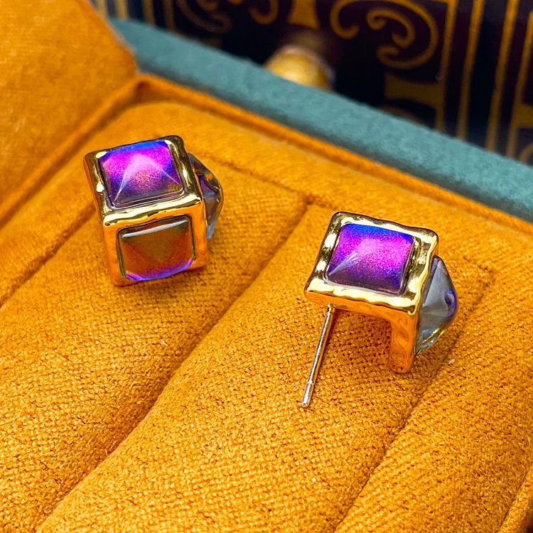 Three dimensional sugar earrings