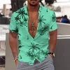 Men's Hawaii Coconut Casual Beach Shirt by Inlyline