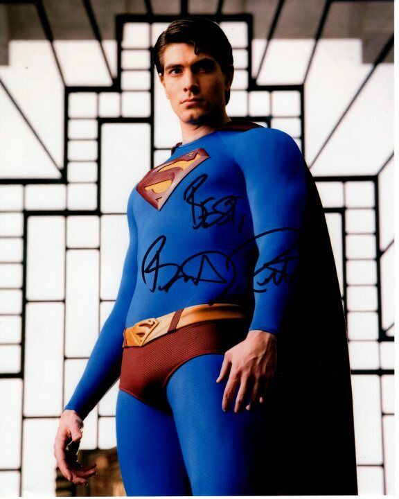 BRANDON ROUTH Signed Autographed SUPERMAN Photo Poster painting