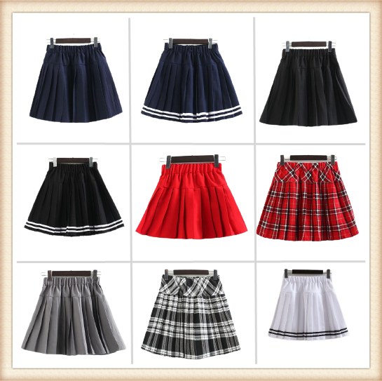 Uniform Pleated Skirt SP154547